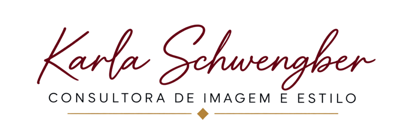 Assinatura oficial de Karla Schwengber, Consultora de Imagem e Estilo